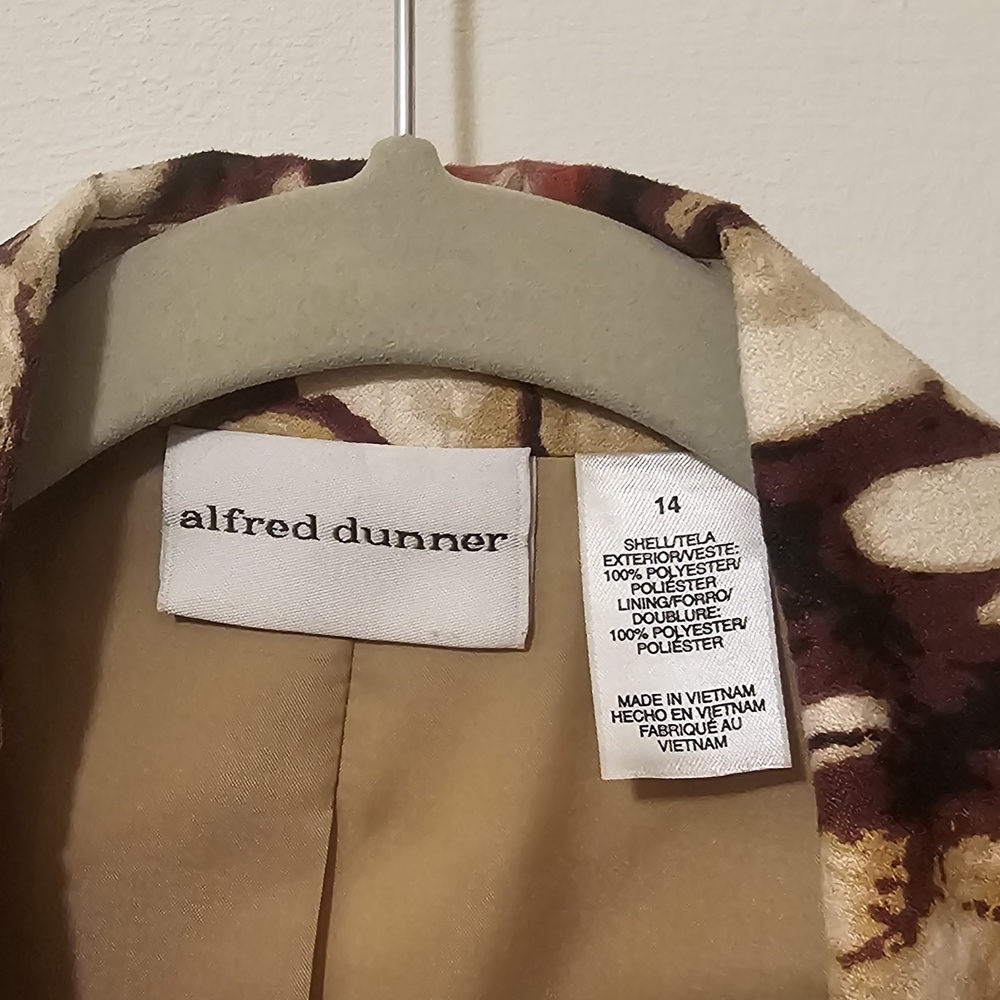 Alfred Dunner Multicolor Abstract Blazer - Picture 2 of 3